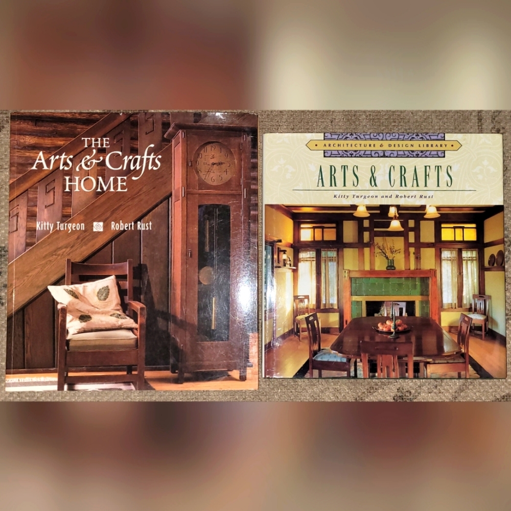 2 Book Set: Arts & Crafts & The Arts & Crafts Home